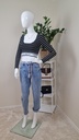 Hannah jeans trousers with braided belt